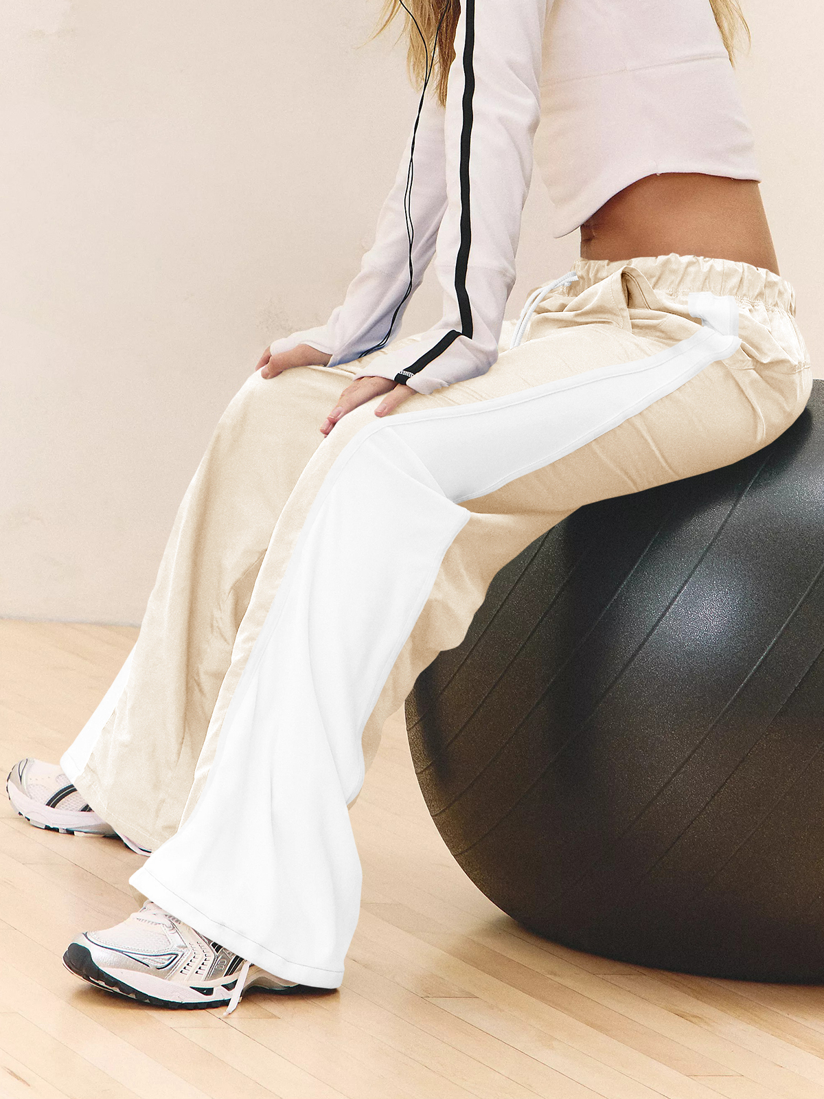 Baggy Wide Leg Track Pants