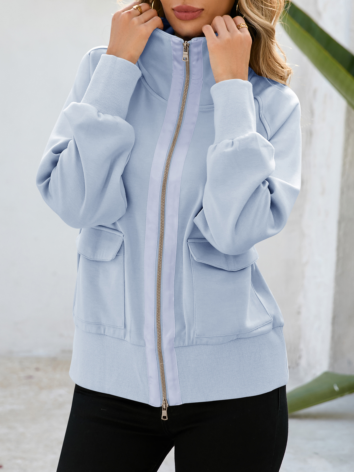 Womens Zip Up Lightweight Jackets