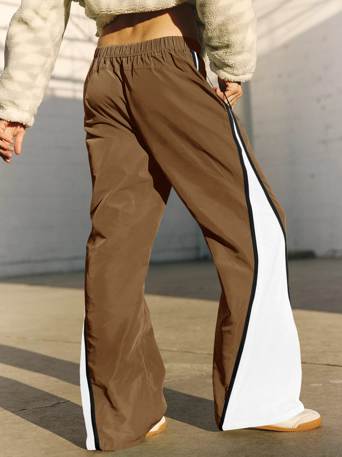 Baggy Wide Leg Track Pants