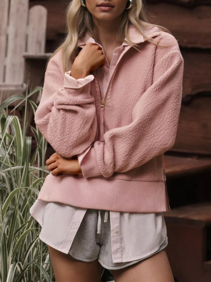 Quater Zip Fleece Jackets