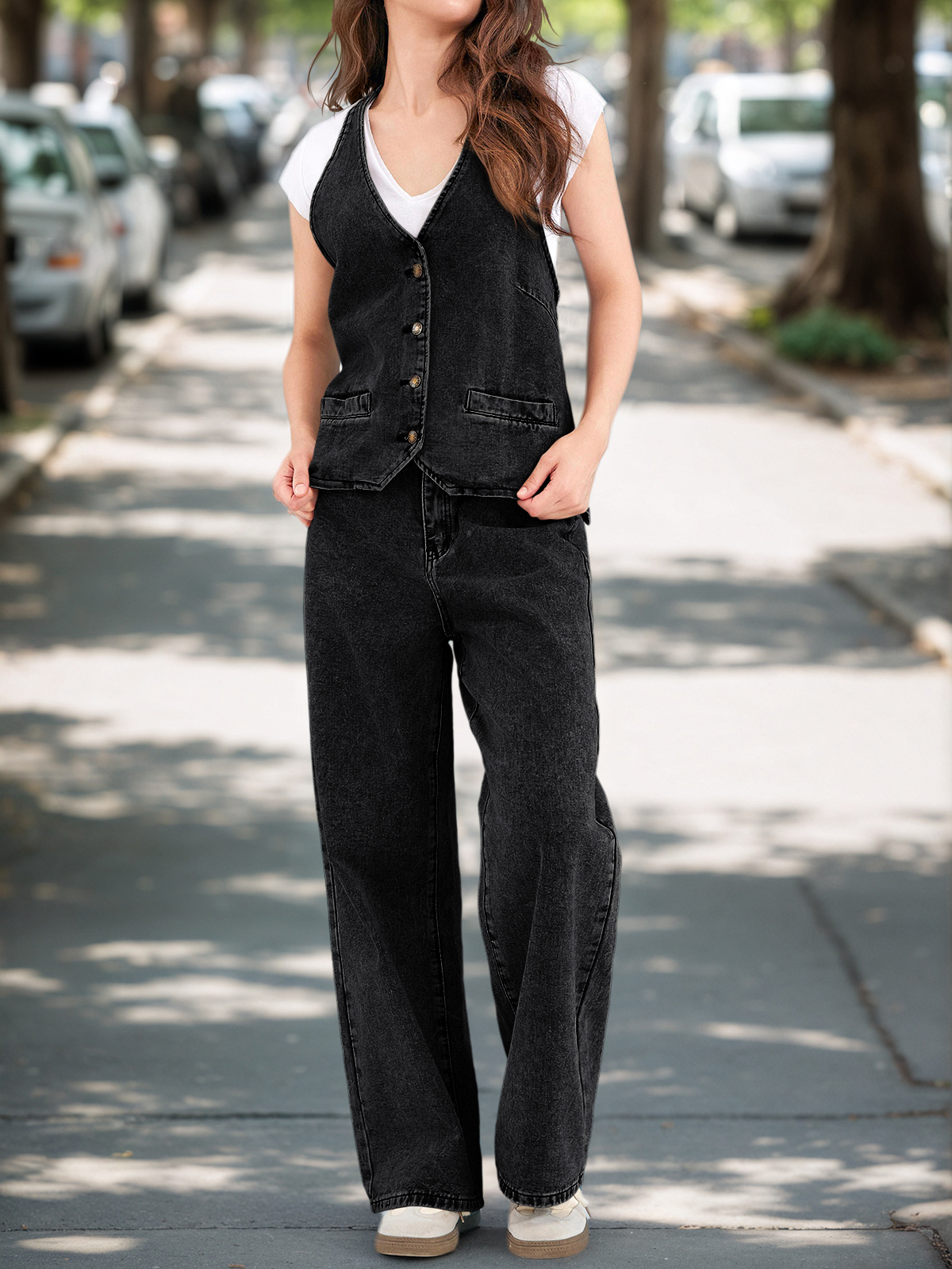 Two Piece Denim Sets