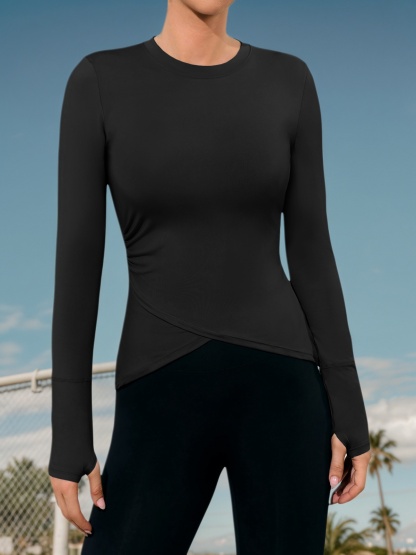 Womens Long Sleeve Workout Tops