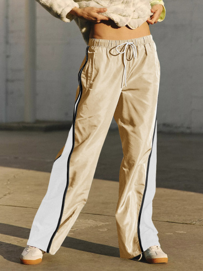 Baggy Wide Leg Track Pants