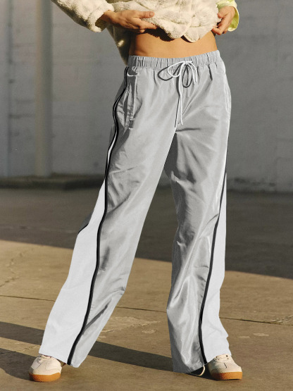 Baggy Wide Leg Track Pants