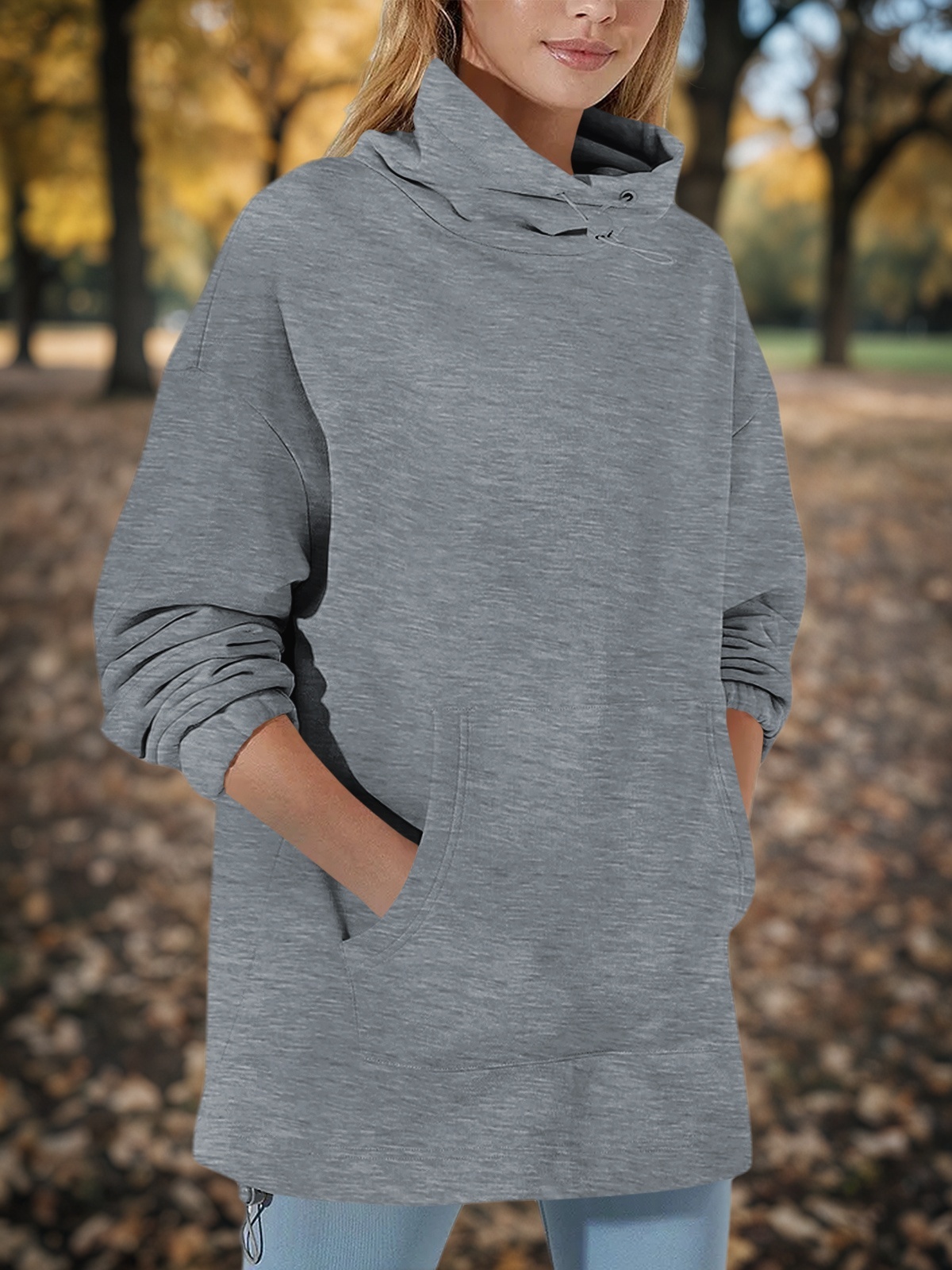 Oversized Turtle Neck Sweatshirts