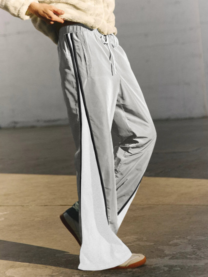 Baggy Wide Leg Track Pants