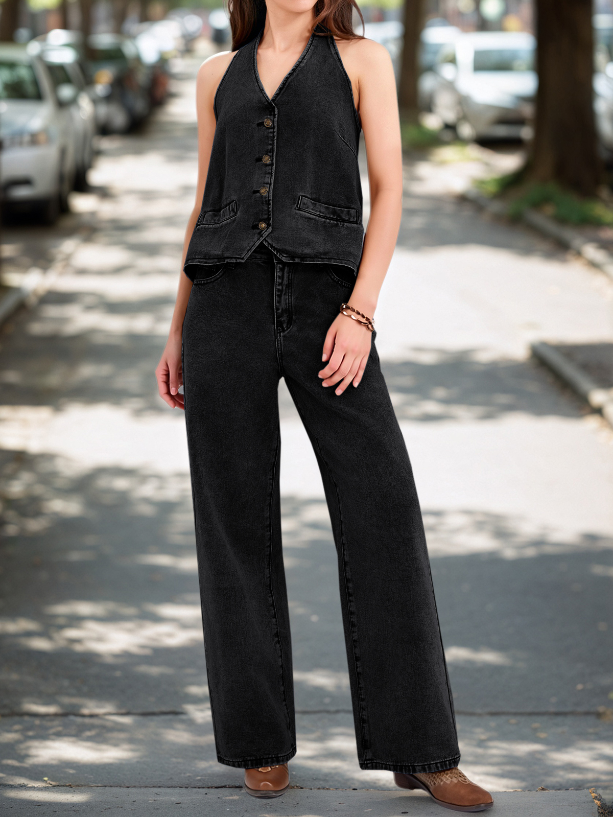 Two Piece Denim Sets