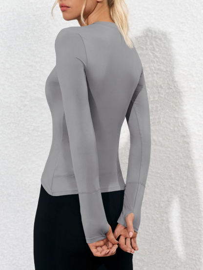 Womens Long Sleeve Workout Tops