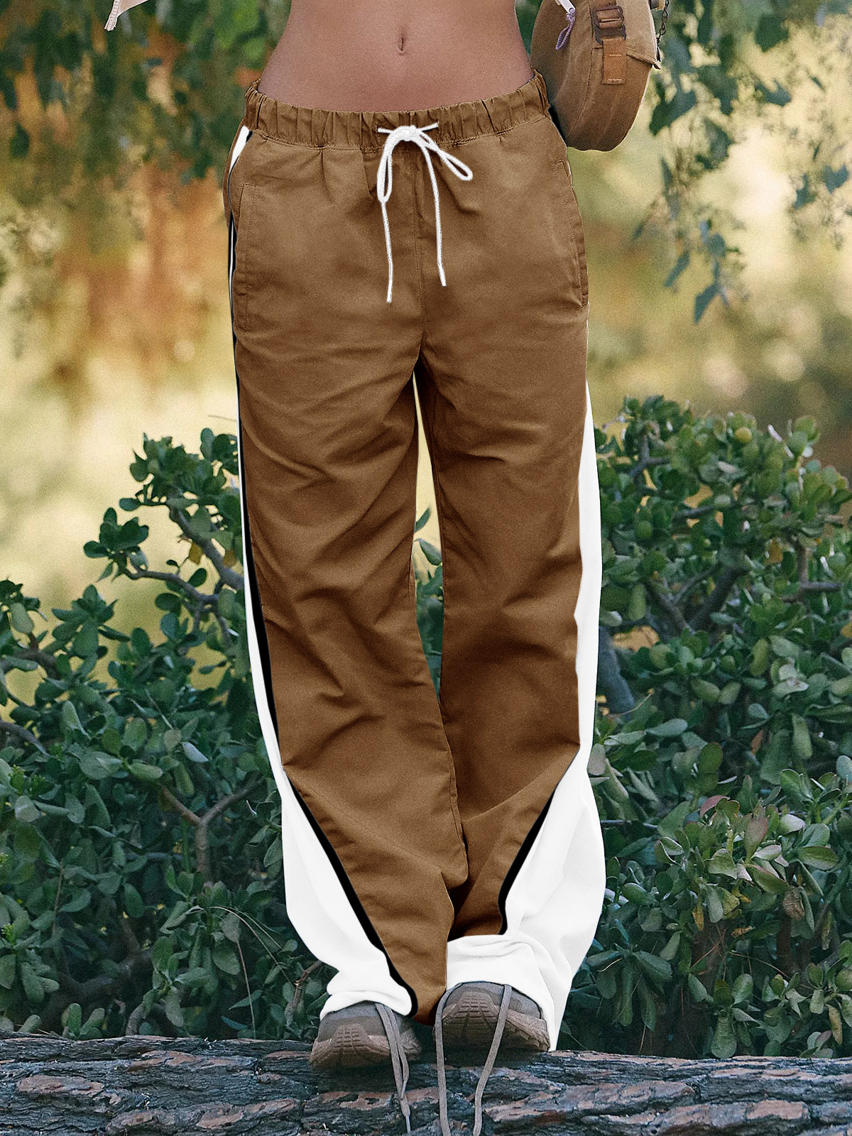 Baggy Wide Leg Track Pants