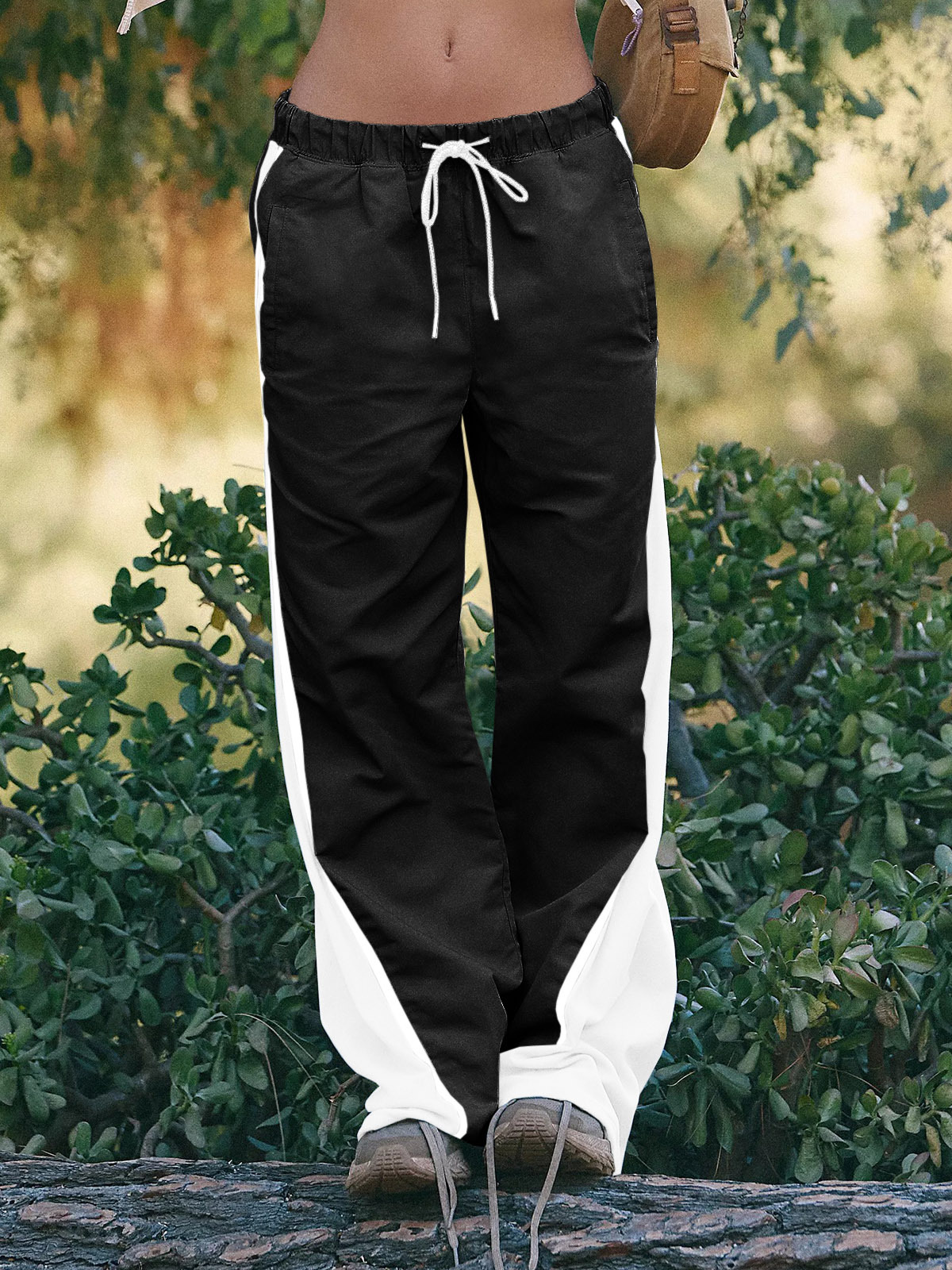 Baggy Wide Leg Track Pants