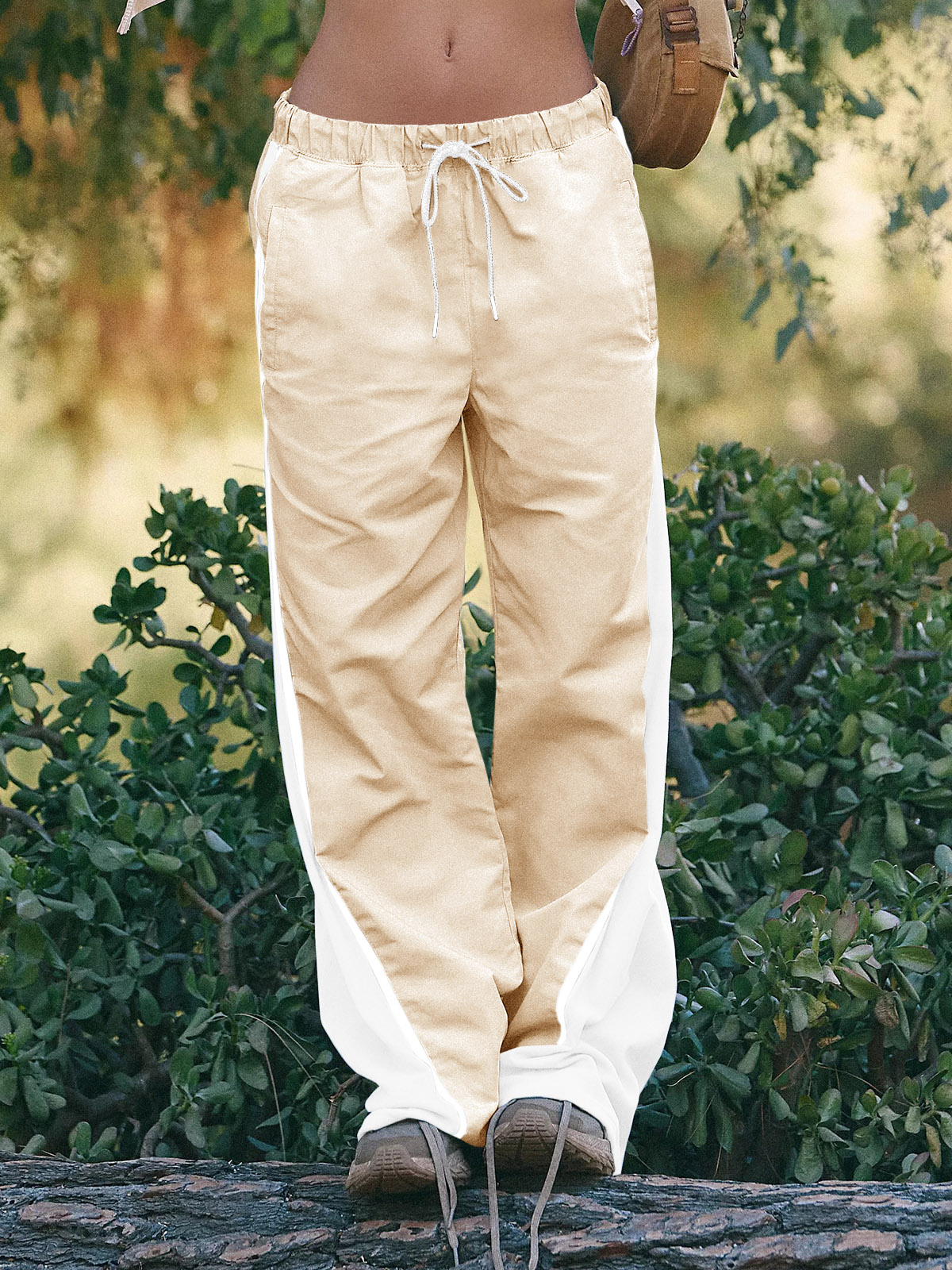 Baggy Wide Leg Track Pants