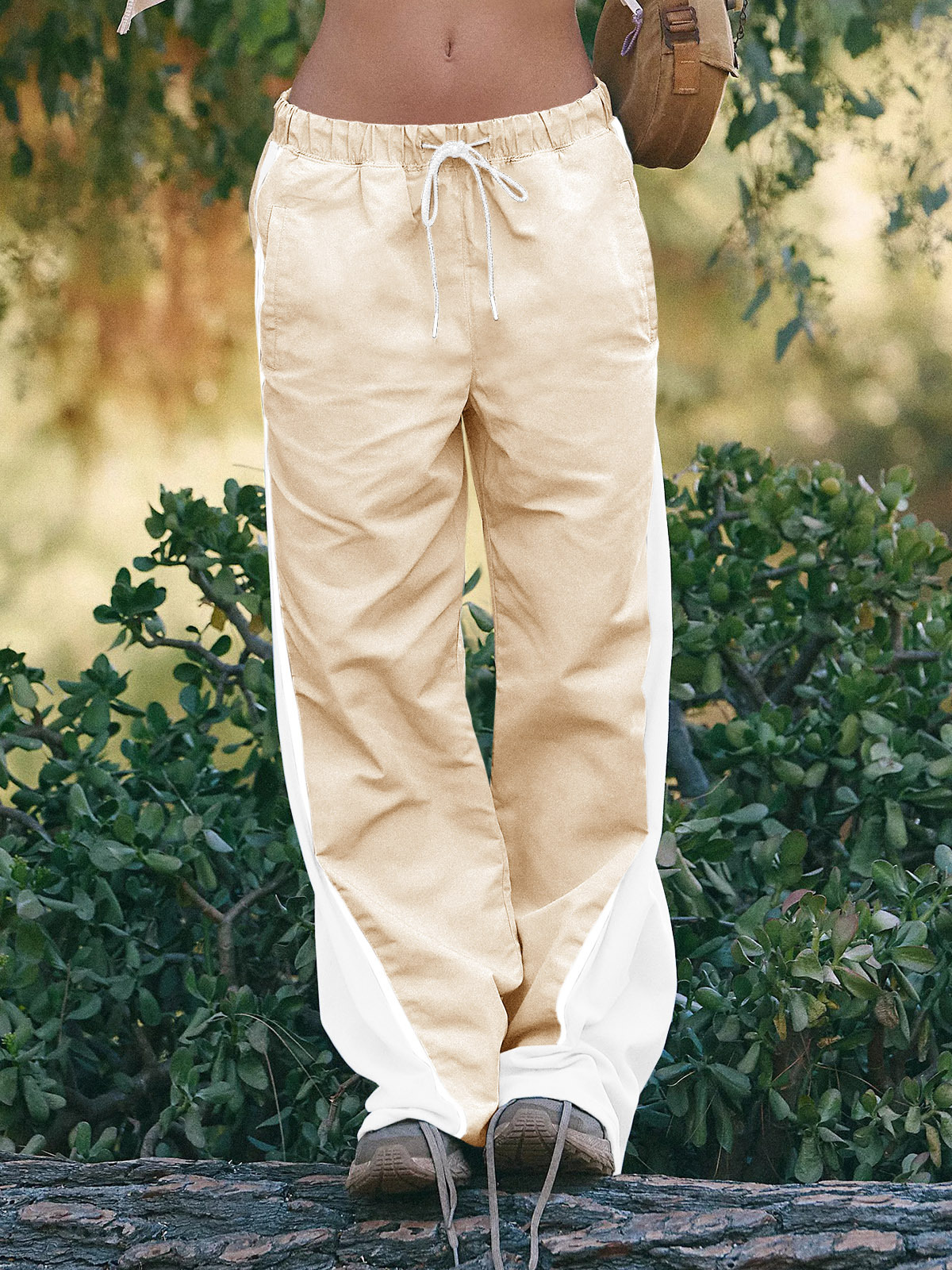 Baggy Wide Leg Track Pants