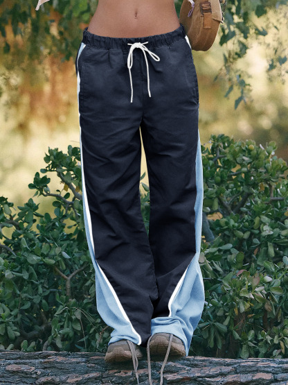 Baggy Wide Leg Track Pants