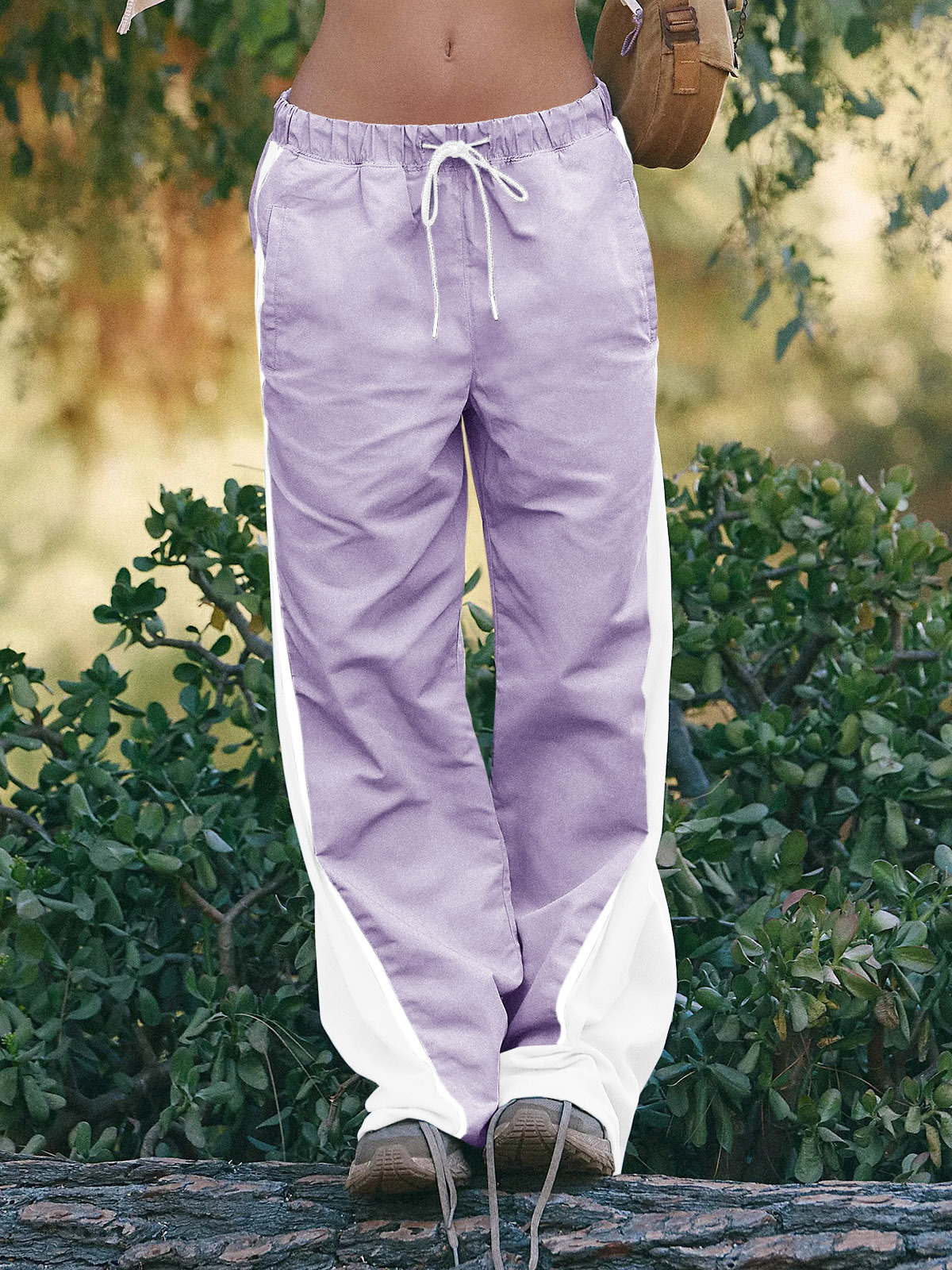Baggy Wide Leg Track Pants
