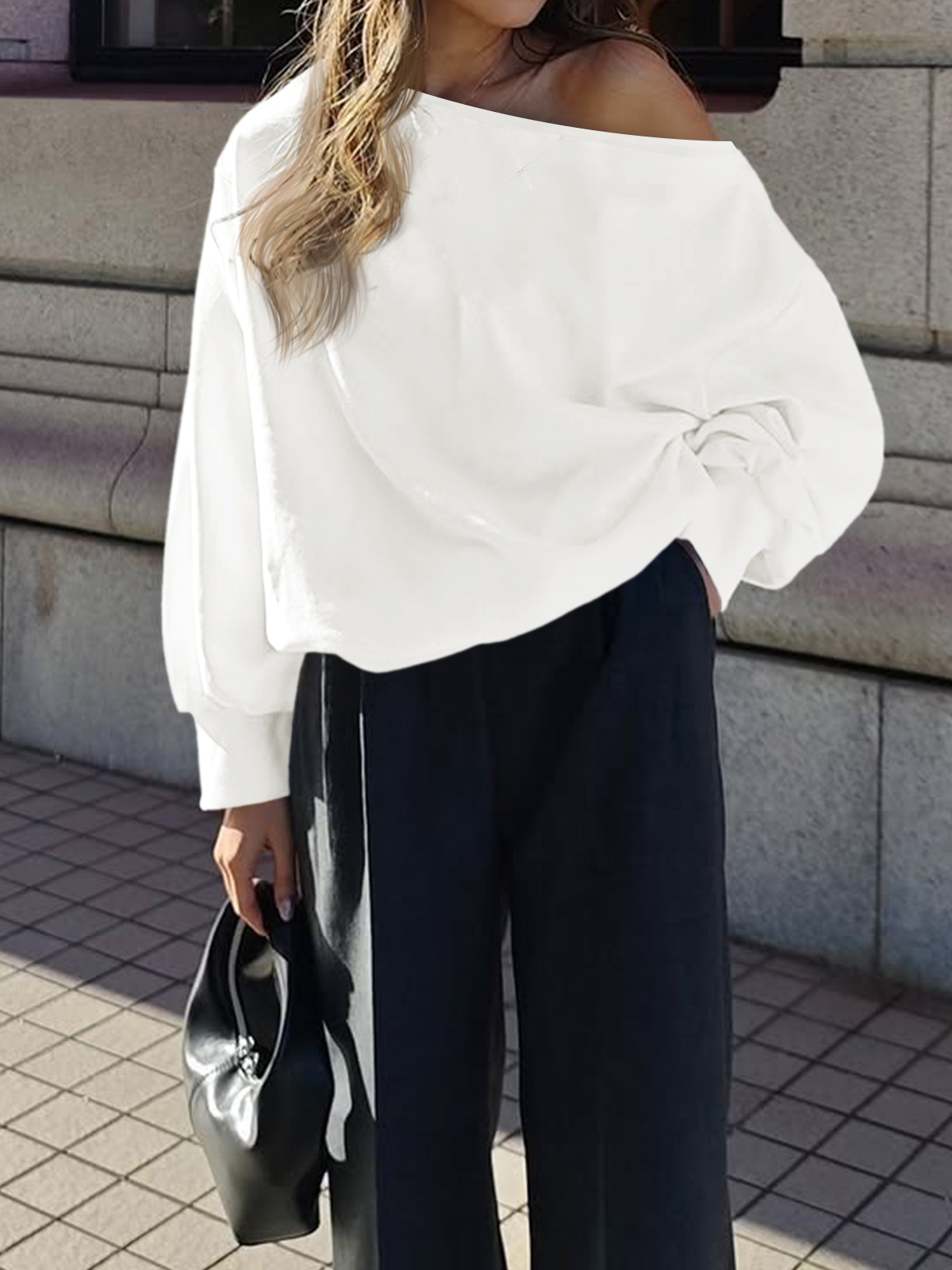 Casual Fall Off The Shoulder Crop Tops