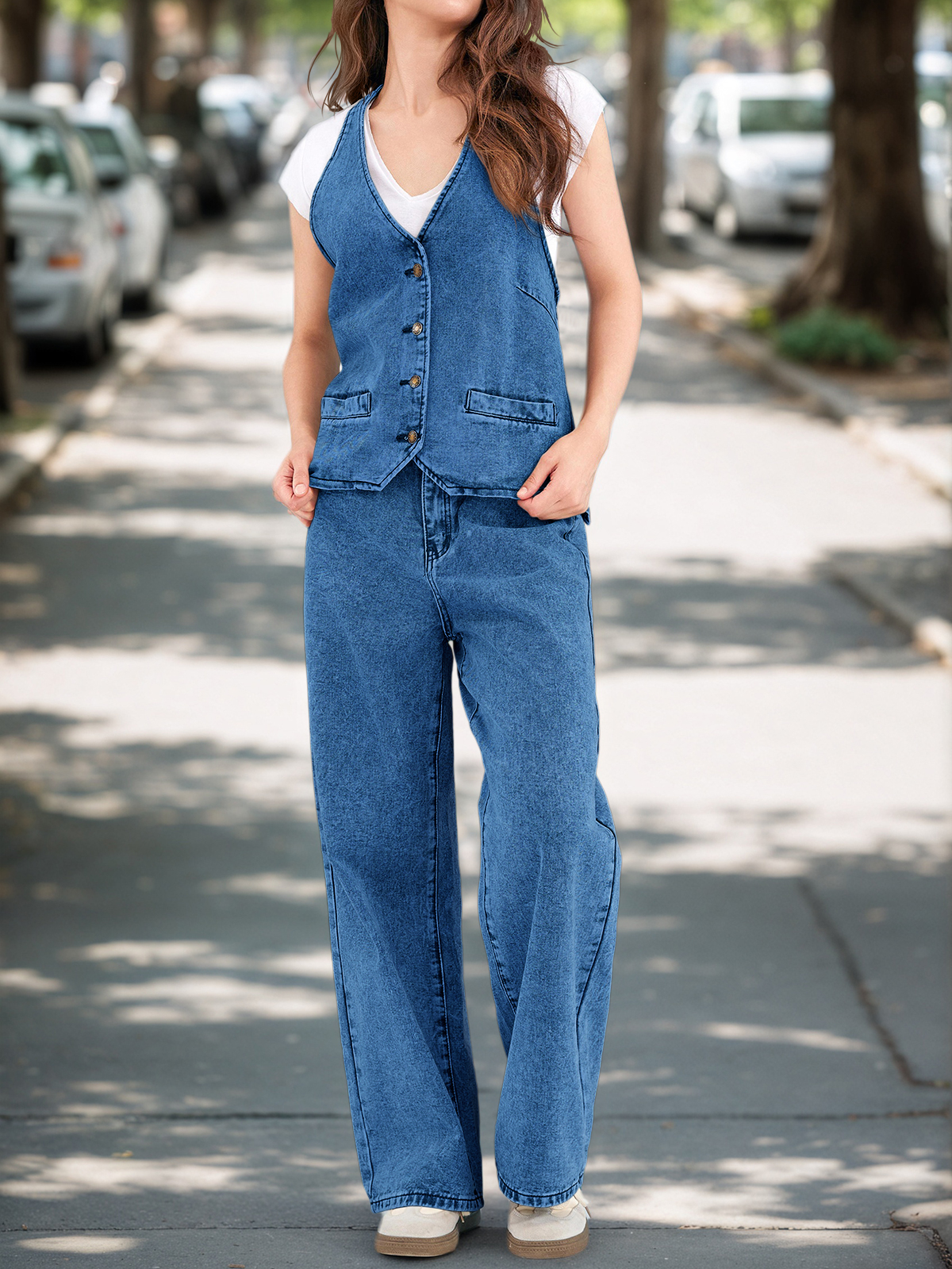 Two Piece Denim Sets