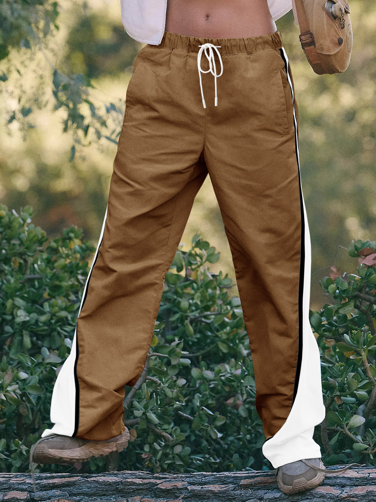 Baggy Wide Leg Track Pants