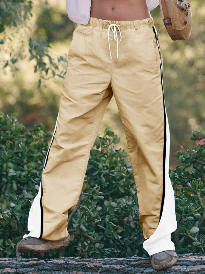 Baggy Wide Leg Track Pants