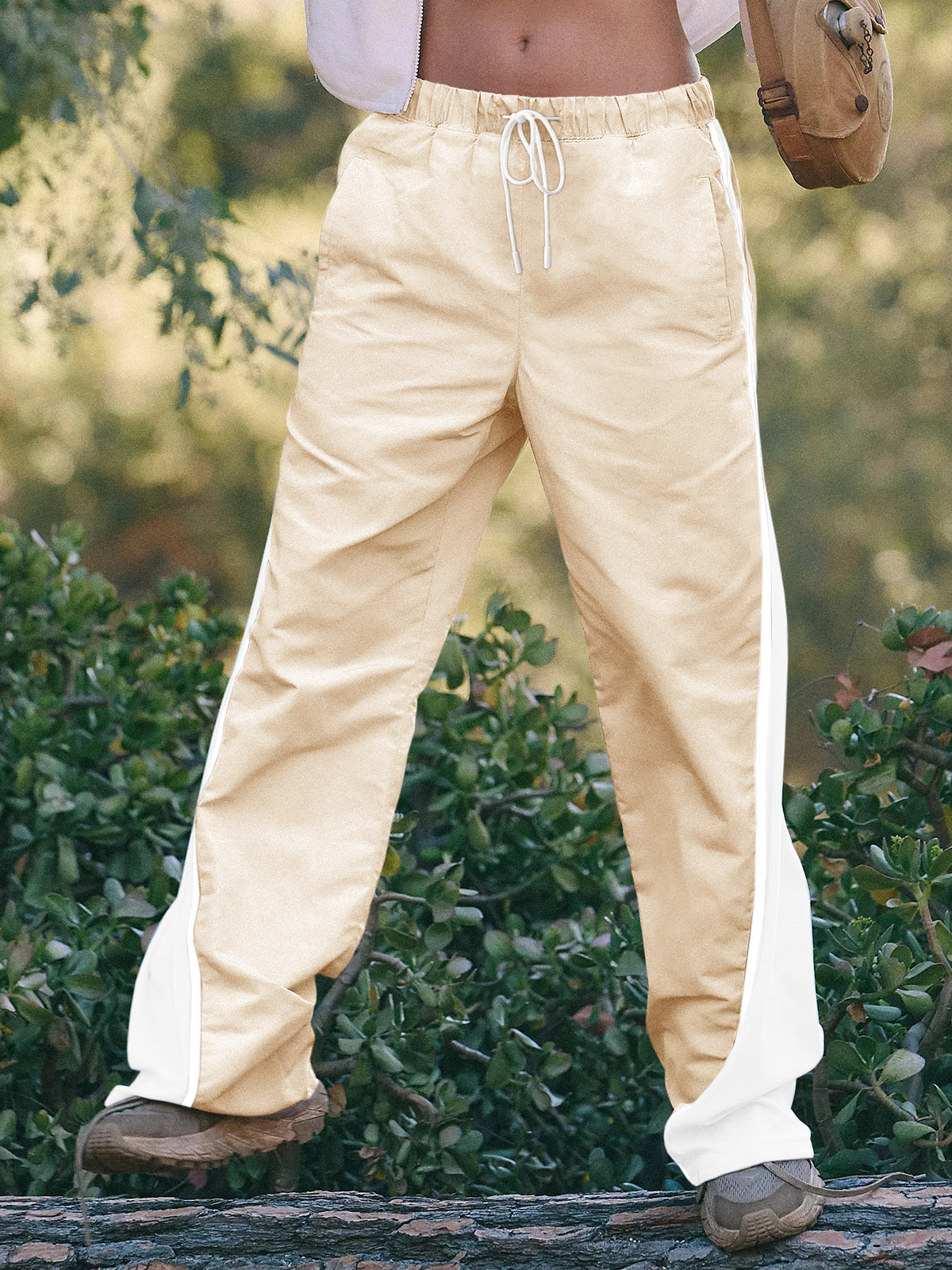 Baggy Wide Leg Track Pants