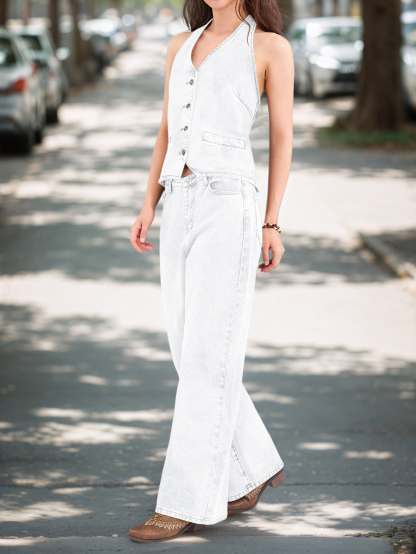 Two Piece Denim Sets