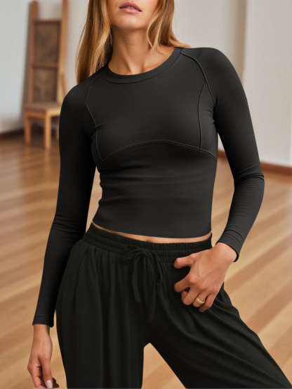 Long Sleeve Workout Compression Tops