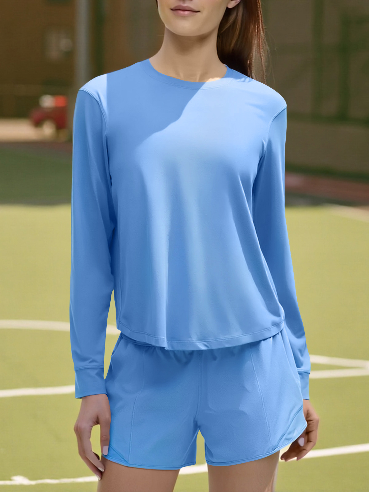 Split Back Lightweight Loose Running Gym T Shirts