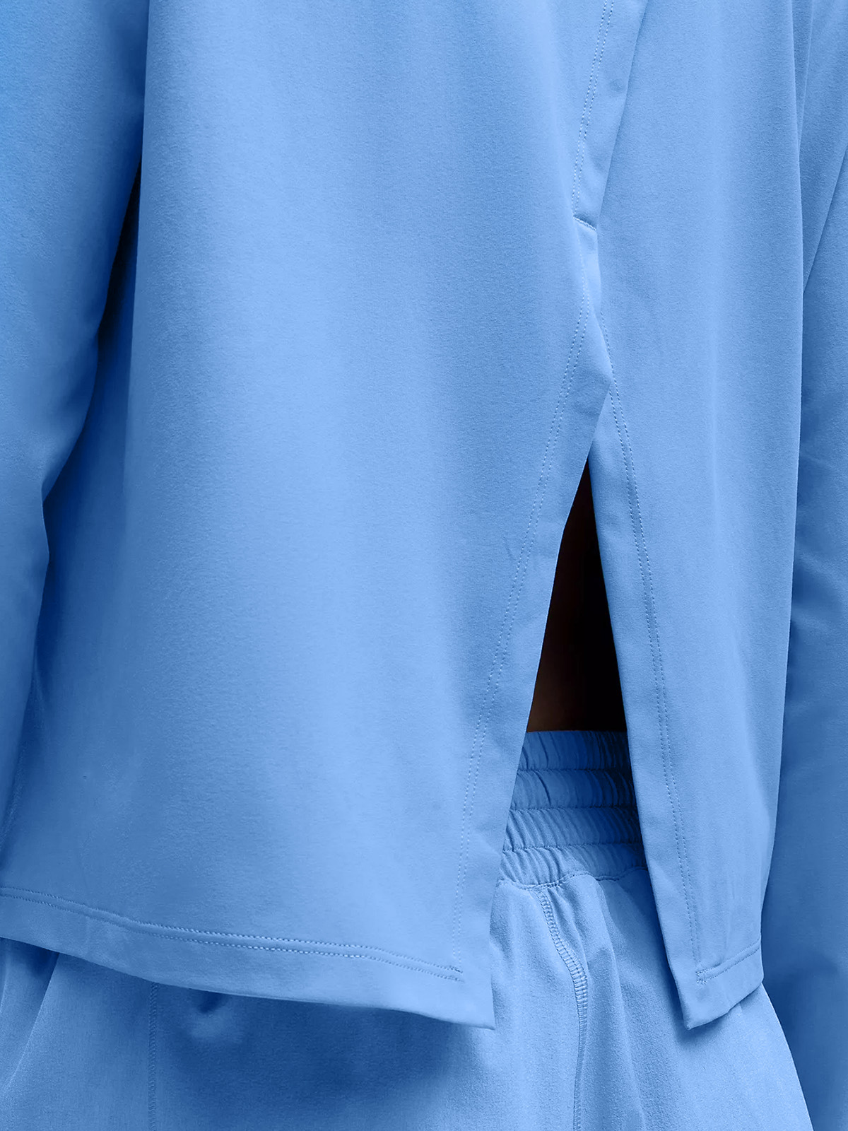 Split Back Lightweight Loose Running Gym T Shirts