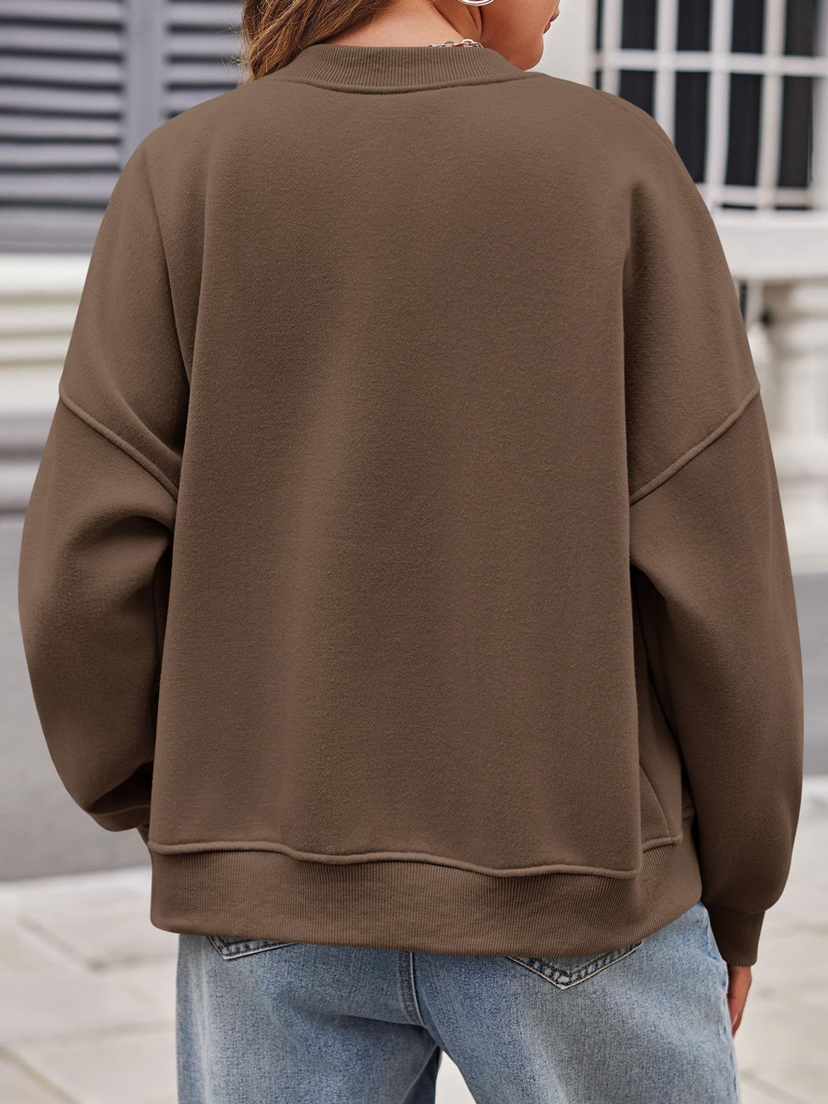 Full Zip Bomber Jackets Fall Long Sleeve Sweatshirt