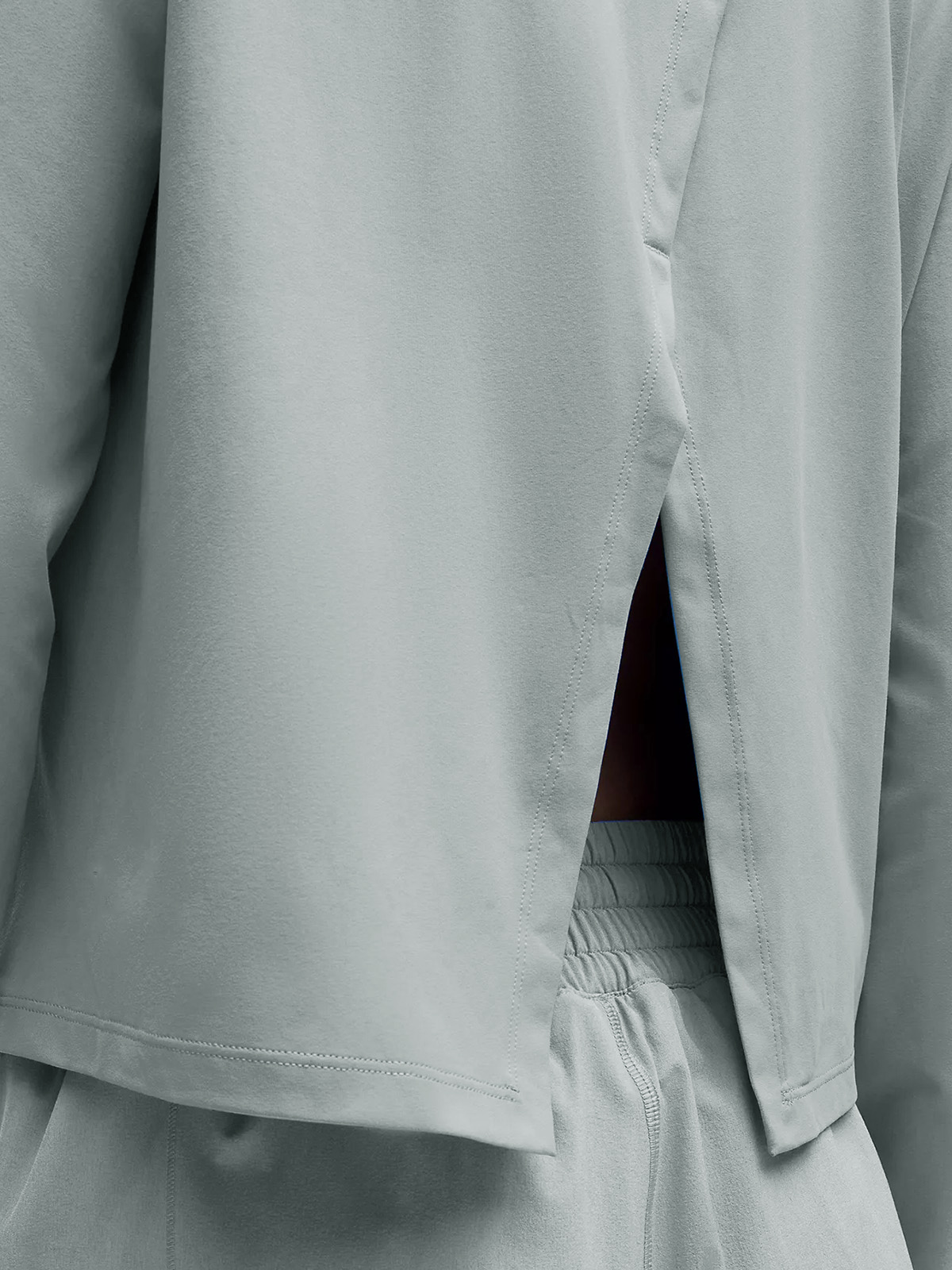 Split Back Lightweight Loose Running Gym T Shirts