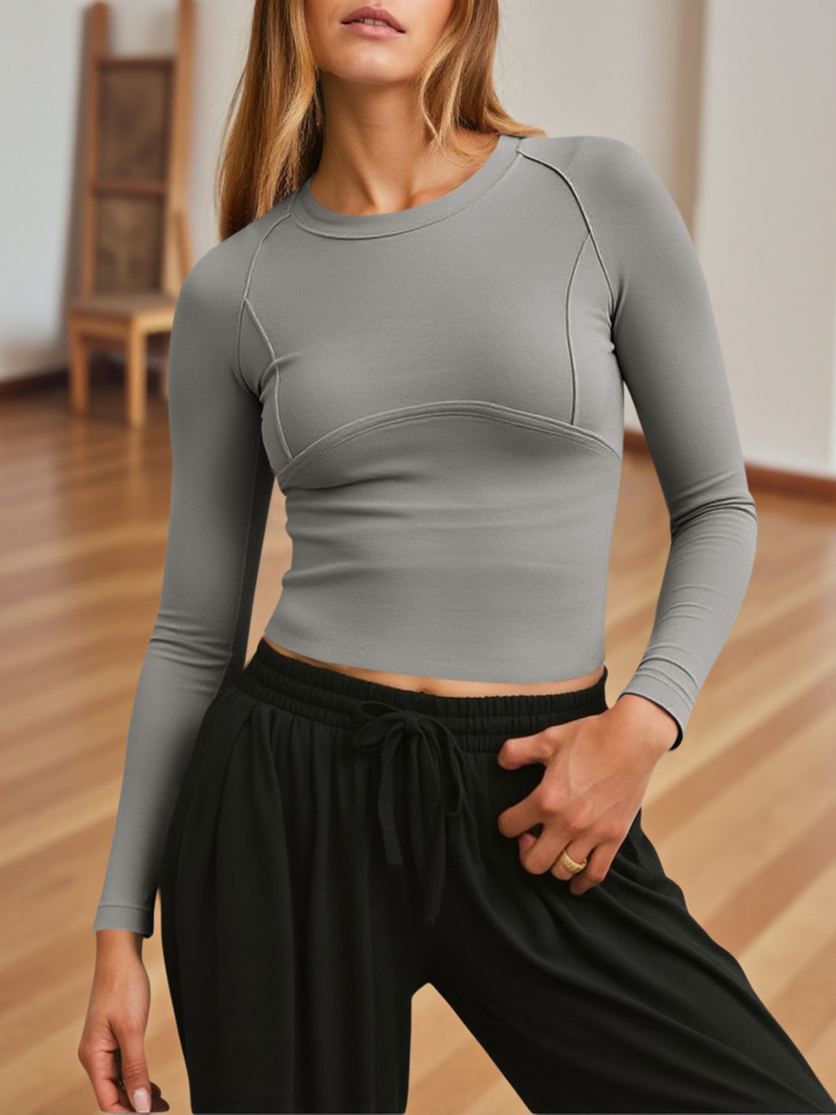 Long Sleeve Workout Compression Tops
