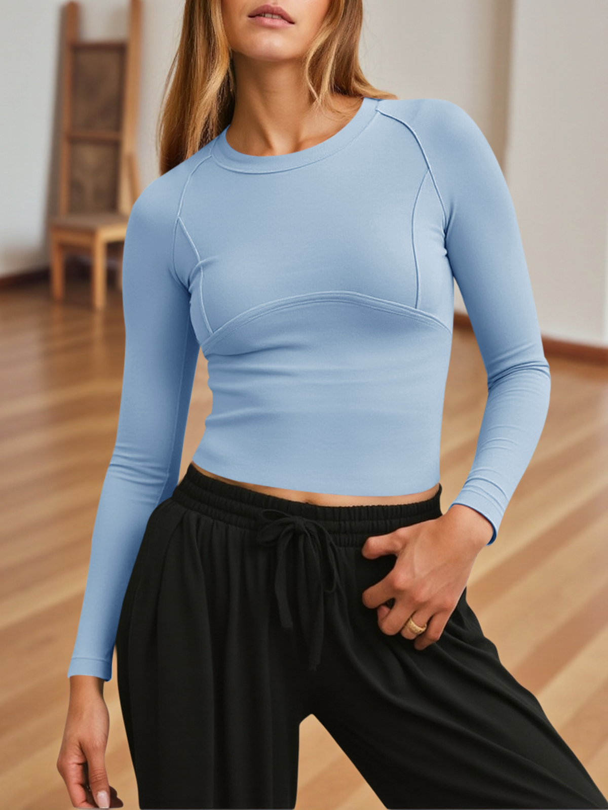 Long Sleeve Workout Compression Tops