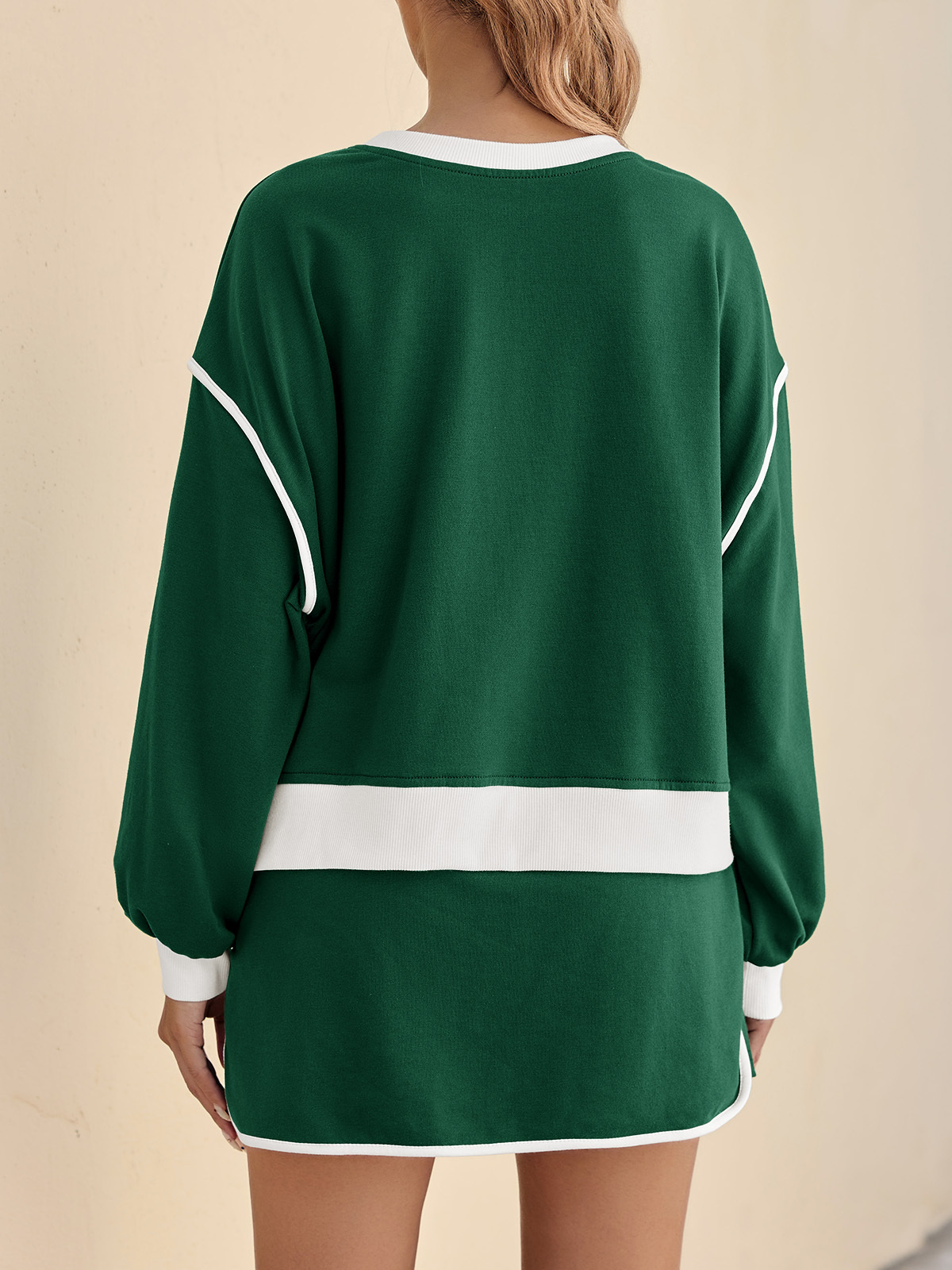 High Waisted Running Skort Skirts Shorts Sets 2 Piece Set