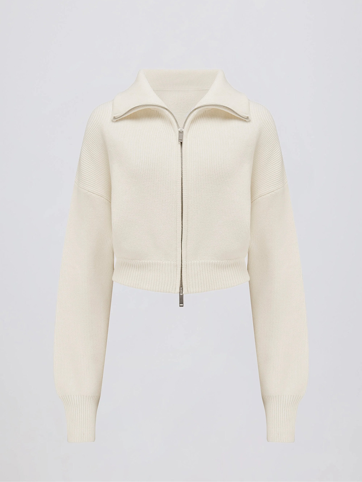 Collared Long Sleeve Zip Up Sweatshirts Jackets