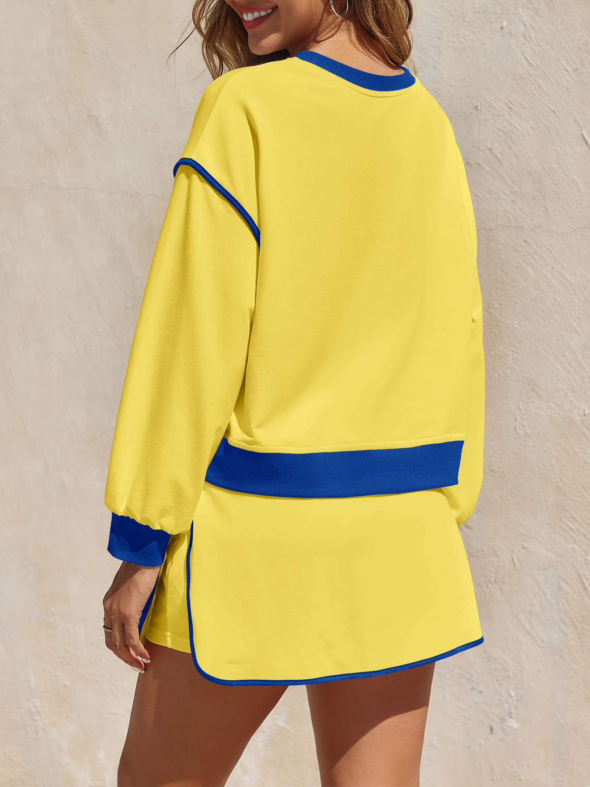 High Waisted Running Skort Skirts Shorts Sets 2 Piece Set