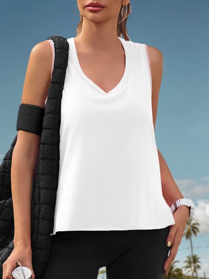 Loose Fit Workout Tank Tops