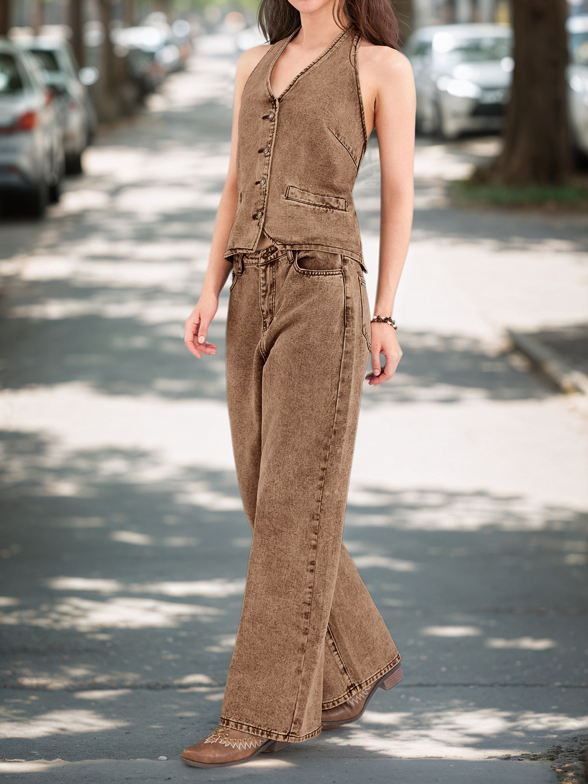 Two Piece Denim Sets