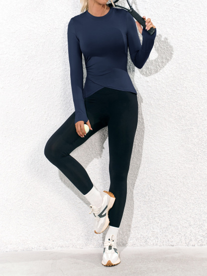 Womens Long Sleeve Workout Tops