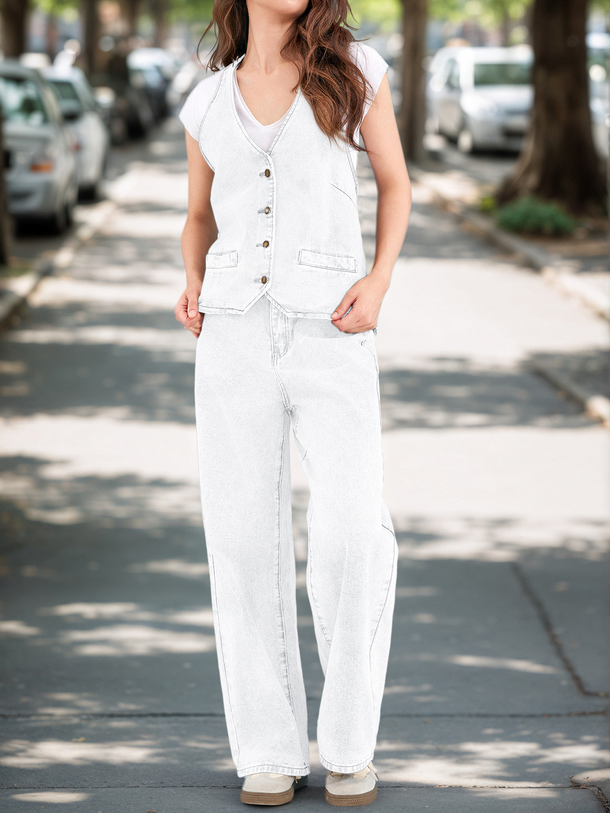 Two Piece Denim Sets