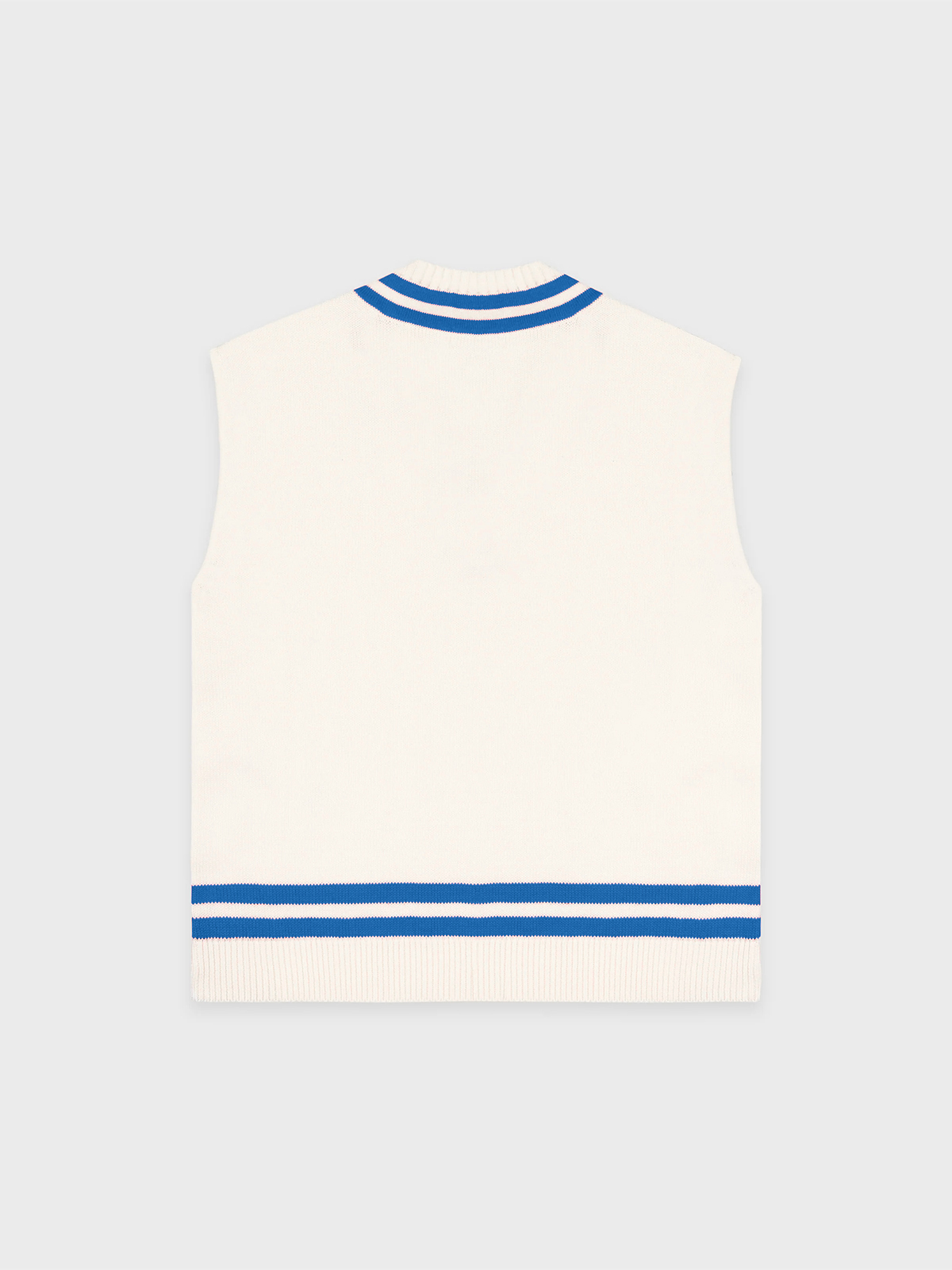 V Neck Knit Vest Pleated Contrast Color Skirt Sets