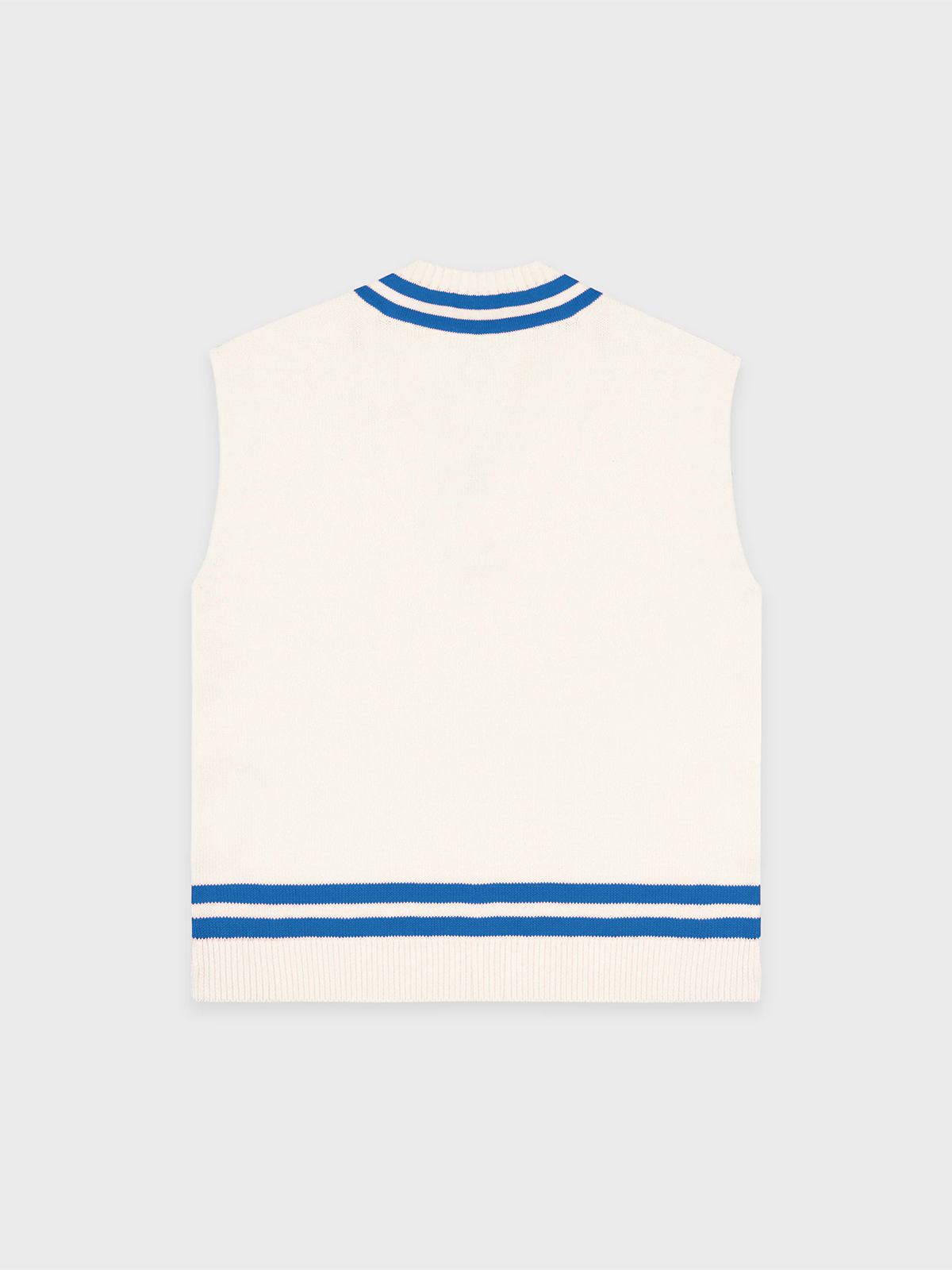 V Neck Knit Vest Pleated Contrast Color Skirt Sets