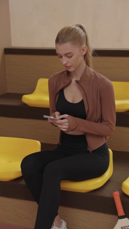 Cropped Zip Up Running Workout Jackets