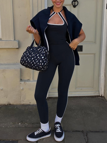 Crop Tank Leggings Athletic Yoga Gym Tracksuits