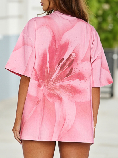 Floral Print Summer T Shirts