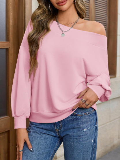 Off The Shoulder Casual Sweatshirts