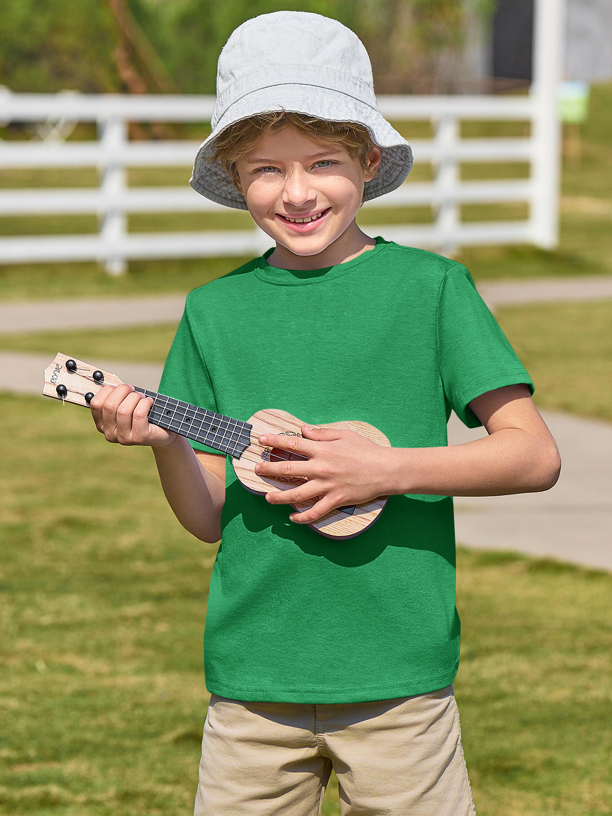 Haloumoning Boys Summer Short Sleeve Crewneck Shirts