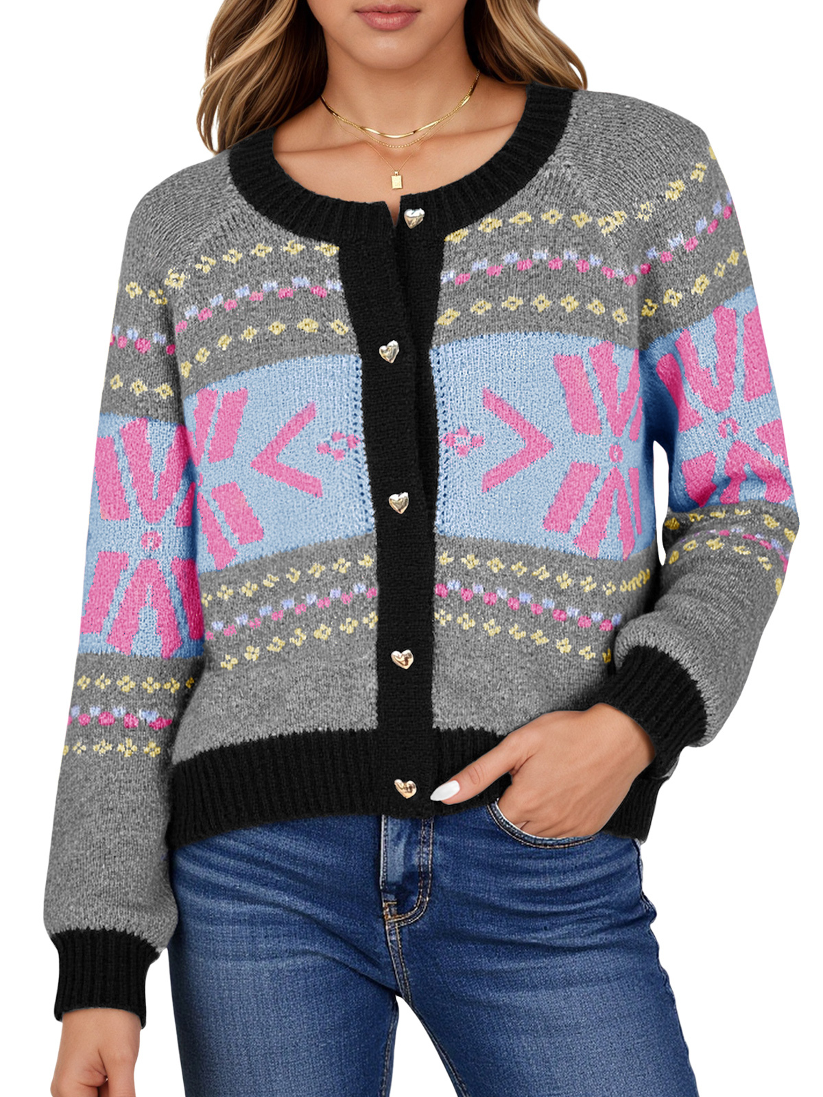 Womens Button Up Cardigan Sweaters