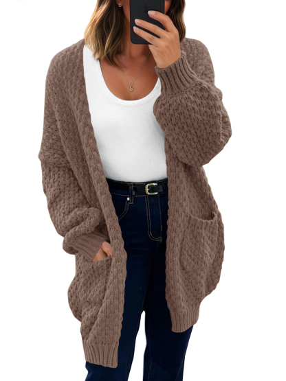 Womens Open Front Cardigans