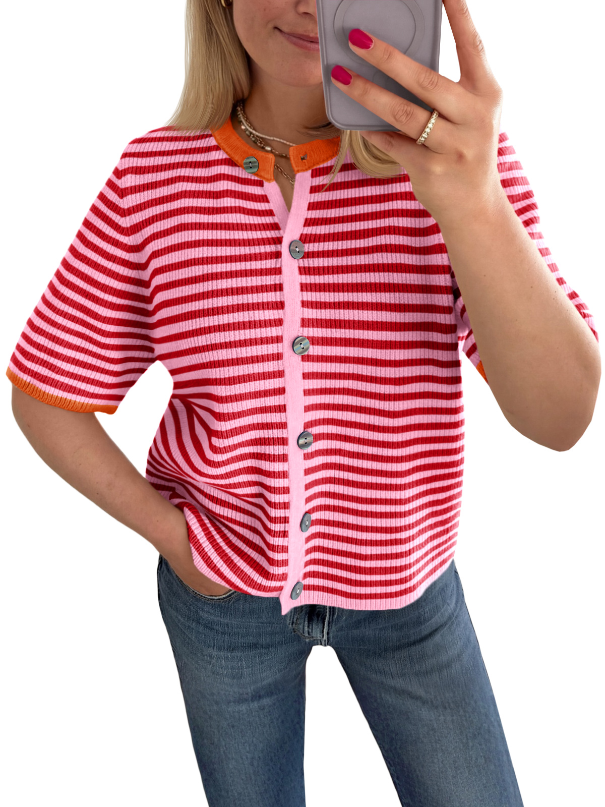 Womens Short Sleeve Cardigans