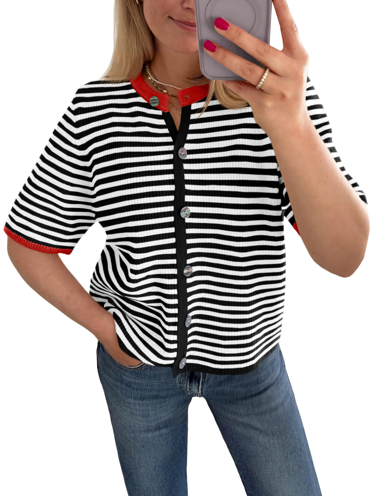 Womens Short Sleeve Cardigans