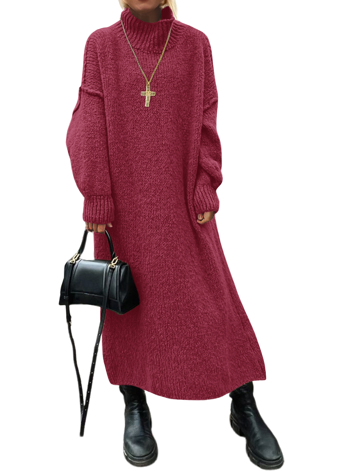 Womens Oversized Sweater Dres